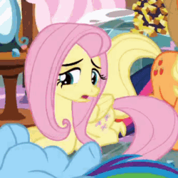 Size: 340x340 | Tagged: safe, imported from derpibooru, screencap, applejack, fluttershy, rainbow dash, twilight sparkle, alicorn, pony, maud pie (episode), animated, female, mare, twilight sparkle (alicorn)