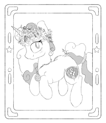 Size: 1943x2243 | Tagged: safe, artist:woonasart, imported from derpibooru, sweetie belle, female, grayscale, monochrome, solo