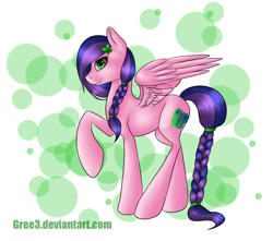 Size: 3256x2883 | Tagged: safe, artist:gree3, imported from derpibooru, oc, oc only, oc:nightfall, pegasus, pony, braid, female, mare, solo