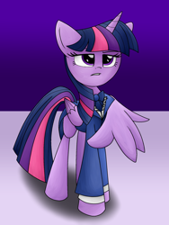 Size: 1500x2000 | Tagged: safe, artist:geraritydevillefort, imported from derpibooru, twilight sparkle, alicorn, pony, the count of monte rainbow, clothes, female, mare, mondego, monsparkle, solo, the count of monte cristo, twilight sparkle (alicorn)