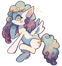 Size: 823x865 | Tagged: safe, artist:cherivinca, imported from derpibooru, oc, oc only, pegasus, pony, solo