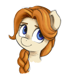 Size: 647x692 | Tagged: safe, artist:artguydis, imported from derpibooru, leah (stardew valley), ponified, portrait, stardew valley