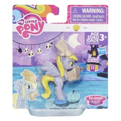 Size: 1500x1500 | Tagged: safe, imported from derpibooru, derpy hooves, pegasus, pony, clothes, costume, female, grin, mare, paper bag, paper bag wizard, smiling, solo, toy