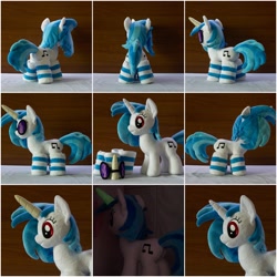 Size: 3988x3988 | Tagged: safe, artist:egalgay, imported from derpibooru, dj pon-3, vinyl scratch, handmade, irl, my little pony, photo, plushie, solo