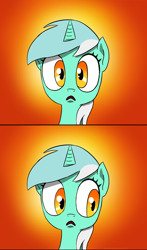 Size: 992x1690 | Tagged: safe, artist:doublewbrothers, edit, imported from derpibooru, lyra heartstrings, pony, unicorn, abstract background, bust, female, mare, solo