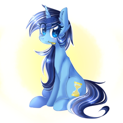 Size: 1024x1024 | Tagged: safe, artist:ten-dril, imported from derpibooru, minuette, female, mouth hold, solo, toothbrush