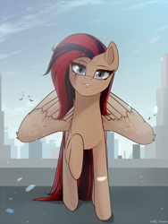 Size: 1500x2000 | Tagged: safe, artist:shellydreams, imported from derpibooru, oc, oc only, oc:sayonara maxwell, pegasus, pony, scar, solo