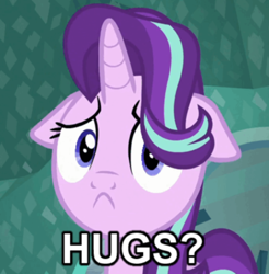 Size: 522x531 | Tagged: safe, edit, imported from derpibooru, screencap, starlight glimmer, pony, unicorn, season 6, the crystalling, :<, :c, bronybait, cute, faic, female, floppy ears, glimmerbetes, hugs needed, image macro, looking at you, mare, meme, question, sad, sadface glimmer, talking to viewer