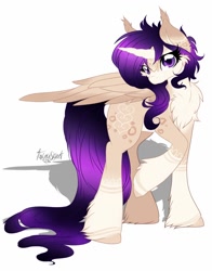 Size: 1002x1280 | Tagged: safe, artist:tawnysweet, imported from derpibooru, oc, oc only, alicorn, pony, alicorn oc, chest fluff, solo, unshorn fetlocks