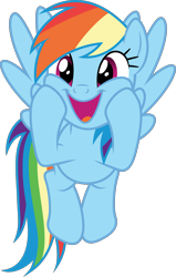 Size: 3183x5000 | Tagged: safe, artist:dashiesparkle, imported from derpibooru, rainbow dash, the crystalling, adorkable, cute, daaaaaaaaaaaw, dashabetes, dork, excited, female, happy, simple background, solo, squishy cheeks, transparent background, vector