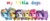 Size: 241x99 | Tagged: safe, artist:x-saltedfish, imported from derpibooru, applejack, fluttershy, pinkie pie, rainbow dash, rarity, twilight sparkle, alicorn, animated, doge, female, gif, gif for breezies, lowres, mane six, meme, picture for breezies, twilight sparkle (alicorn)
