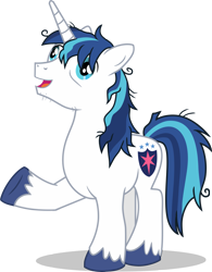 Size: 4113x5272 | Tagged: safe, artist:shutterflyeqd, imported from derpibooru, shining armor, the crystalling, absurd resolution, cracked armor, frazzled, male, open mouth, raised hoof, simple background, solo, transparent background, vector