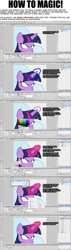 Size: 1600x5616 | Tagged: safe, artist:badumsquish, derpibooru exclusive, imported from derpibooru, twilight sparkle, pony, angry, cloud, female, fireworks, how to, magic, meta, solo, text, tutorial, twilight sparkle (alicorn)