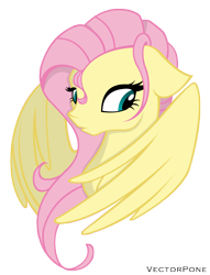 Size: 5000x6560 | Tagged: safe, artist:probablyfakeblonde, artist:vectorpone, imported from derpibooru, fluttershy, absurd resolution, female, simple background, solo, transparent background, vector, wings