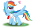 Size: 1100x900 | Tagged: safe, artist:geraritydevillefort, imported from derpibooru, rainbow dash, butterfly, the count of monte rainbow, cute, dashabetes, female, rainbow dantes, solo, the count of monte cristo