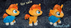 Size: 4908x1981 | Tagged: safe, artist:lanacraft, imported from derpibooru, sunburst, the crystalling, advertisement, chibi, irl, multeity, photo, plushie, solo