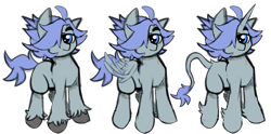 Size: 1331x662 | Tagged: safe, artist:perfectaquarium, imported from derpibooru, oc, oc only, earth pony, pegasus, pony, unicorn