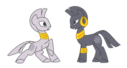 Size: 1280x689 | Tagged: safe, artist:hoverrover, imported from derpibooru, zecora, zebra, duality, jewelry, regalia, simple background, transparent background, wat, white with black stripes or black with white stripes?