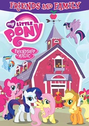 Size: 500x708 | Tagged: safe, imported from derpibooru, apple bloom, applejack, big macintosh, fluttershy, pinkie pie, rainbow dash, rarity, twilight sparkle, twilight sparkle (alicorn), alicorn, pony, spoiler:s06, cover, dvd, female, mane six, mare, shout factory