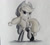 Size: 750x671 | Tagged: safe, artist:ncmares, imported from derpibooru, applejack, boots, female, fireproof boots, grayscale, monochrome, open mouth, raised hoof, solo, traditional art