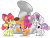 Size: 1024x768 | Tagged: safe, artist:aleximusprime, imported from derpibooru, apple bloom, scootaloo, sweetie belle, earth pony, pegasus, pony, unicorn, american football, bipedal, cutie mark, cutie mark crusaders, female, lombardi trophy, new england patriots, nfl, nfl playoffs, patriots, rob gronkowski, simple background, super bowl, super bowl champions, super bowl xlix, super bowl xlix champions, the cmc's cutie marks, transparent background, trio, trio female