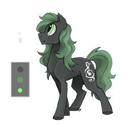 Size: 2964x2928 | Tagged: safe, artist:mymineawesome, artist:thevixvix, imported from derpibooru, oc, oc only, oc:viridian strings, male, reference sheet, simple background, transparent background, unshorn fetlocks