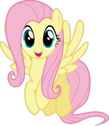 Size: 3468x4000 | Tagged: safe, artist:dashiesparkle, imported from derpibooru, fluttershy, .svg available, cute, female, looking at you, open mouth, shyabetes, simple background, solo, transparent background, vector