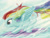 Size: 4000x3000 | Tagged: safe, artist:plotcore, imported from derpibooru, rainbow dash, pegasus, pony, female, smiling, solo, speed, surfboard