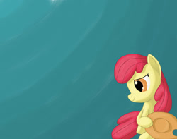 Size: 1500x1181 | Tagged: safe, artist:grennadder, imported from derpibooru, apple bloom, earth pony, pony, applejack's hat, female, filly, foal, hat, solo