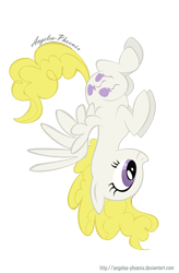 Size: 1726x2638 | Tagged: safe, artist:angelea-phoenix, artist:lauren faust, imported from derpibooru, surprise, colored, female, g1, simple background, solo, transparent background, upside down, vector