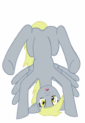 Size: 2120x3052 | Tagged: safe, artist:irkengeneral, imported from derpibooru, derpy hooves, pegasus, pony, female, handstand, mare, solo