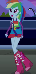 Size: 350x720 | Tagged: safe, imported from derpibooru, screencap, rainbow dash, equestria girls, cropped, female, solo