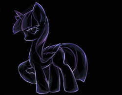 Size: 800x623 | Tagged: safe, artist:tyuubatu, imported from derpibooru, twilight sparkle, alicorn, pony, black background, female, mare, simple background, solo, twilight sparkle (alicorn)