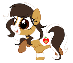 Size: 704x604 | Tagged: safe, artist:pepooni, imported from derpibooru, oc, oc only, oc:honeycrisp, solo