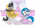 Size: 580x478 | Tagged: safe, artist:avchonline, imported from derpibooru, dj pon-3, octavia melody, vinyl scratch, pony, semi-anthro, ballerina, ballet, ballet slippers, bipedal, canterlot royal ballet academy, clothes, dancing, duo, eyes closed, hair accessory, skirt, tutu