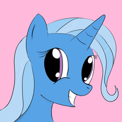 Size: 1000x1000 | Tagged: safe, artist:darelith, imported from derpibooru, trixie, pony, unicorn, female, mare, profile, solo