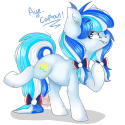 Size: 4096x4096 | Tagged: safe, artist:doodlehorse, imported from derpibooru, oc, oc only, absurd resolution, bow, earring, hair bow, piercing, solo, tail bow