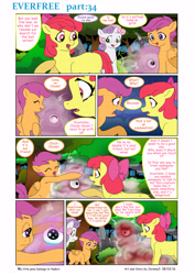 Size: 6197x8760 | Tagged: safe, artist:jeremy3, imported from derpibooru, apple bloom, scootaloo, sweetie belle, pony, comic:everfree, absurd resolution, comic, cutie mark crusaders