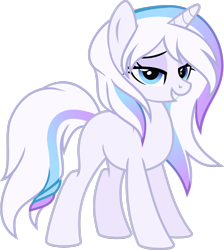 Size: 1600x1785 | Tagged: safe, artist:sugguk, imported from derpibooru, oc, oc only, pony, unicorn, blank flank, solo