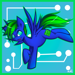 Size: 1024x1024 | Tagged: safe, artist:mimtii, imported from derpibooru, oc, oc only, oc:circuit breaker, solo