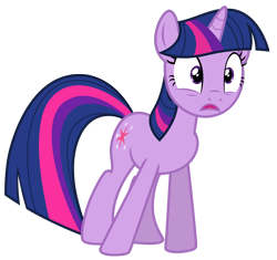 Size: 3059x2872 | Tagged: safe, artist:estories, imported from derpibooru, twilight sparkle, unicorn, female, simple background, solo, transparent background, unicorn twilight, vector, worried