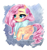 Size: 2168x2301 | Tagged: safe, artist:zorbitas, imported from derpibooru, fluttershy, clothes, earmuffs, female, scarf, solo