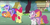 Size: 1366x691 | Tagged: safe, imported from derpibooru, screencap, apple bloom, sassaflash, scootaloo, sea swirl, seafoam, sweetie belle, tender taps, earth pony, pony, on your marks, butt, colt, cutie mark, cutie mark crusaders, discovery family logo, female, filly, look at my butt, male, out of context, plot, prone, the cmc's cutie marks