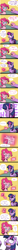 Size: 500x7102 | Tagged: safe, artist:sonikku001, imported from derpibooru, pinkie pie, twilight sparkle, alicorn, pony, comic, female, mare, mermaid man and barnacle boy iii, spongebob squarepants, twilight sparkle (alicorn), wallet