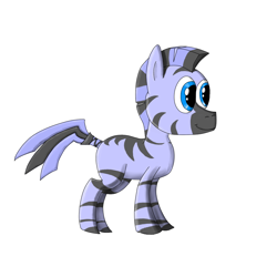 Size: 1024x1024 | Tagged: safe, artist:kedke1, imported from derpibooru, oc, oc only, oc:glyde strype, zebra, male, rotor tail, simple background, solo, stallion, white background