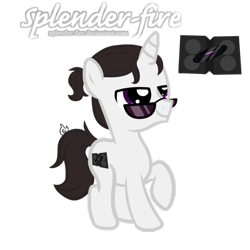 Size: 894x894 | Tagged: safe, imported from derpibooru, oc, oc only, oc:cello wubs, magical lesbian spawn, offspring, parent:octavia melody, parent:vinyl scratch, parents:scratchtavia, solo