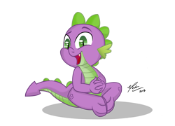 Size: 1503x1080 | Tagged: safe, artist:lunarcakez, imported from derpibooru, spike, dragon, male, simple background, sitting, solo, transparent background