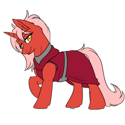 Size: 2400x2400 | Tagged: safe, artist:floots, imported from derpibooru, oc, oc only, oc:sweet heart, pony, unicorn, fallout equestria, buff, female, mare, muscles, scribe, scribe robe, steel ranger, steel rangers