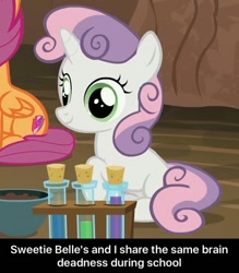 Size: 521x596 | Tagged: safe, imported from derpibooru, sweetie belle, on your marks, text