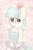 Size: 692x1053 | Tagged: safe, artist:slightlyshade, imported from derpibooru, coco pommel, anthro, earth pony, blushing, bracelet, clothes, dress, female, jewelry, smiling, solo, traditional art